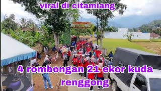 Download lagu 4 groups of tanjidor, 21 horse-drawn horses in Citamiang, Tanjung Pagi, Subang mp3