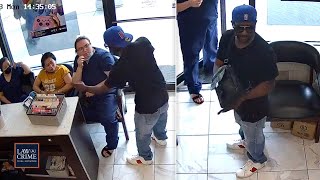 Video Shows Man’s Failed Robbery Attempt at Nail Salon While Customers Calmly Ignore Him
