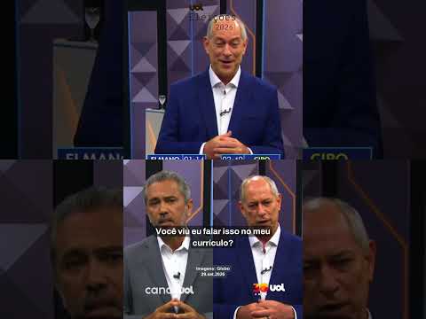 Debate na Globo: Elmano e Ciro trocam acusações sobre facções criminosas em debate no Ceará