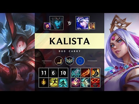 Kalista ADC vs Ashe - EUW Challenger Patch 25.17