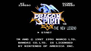 Dragon Spirit (NES) - Full Run with Blue Dragon (First Attempt!)
