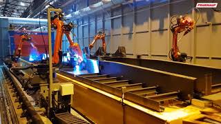 Arc welding solution for the welding of trailer chassis