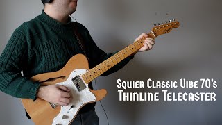 Video thumbnail for Buy This Instead of The Fender AVRI II: Squier Classic Vibe 70's Thinline Telecaster Review by MusicRoom