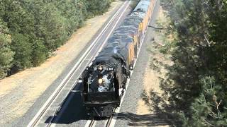 preview picture of video 'UP 844 at Newcastle Calif 2012  UP 150th Anniversary Tour'