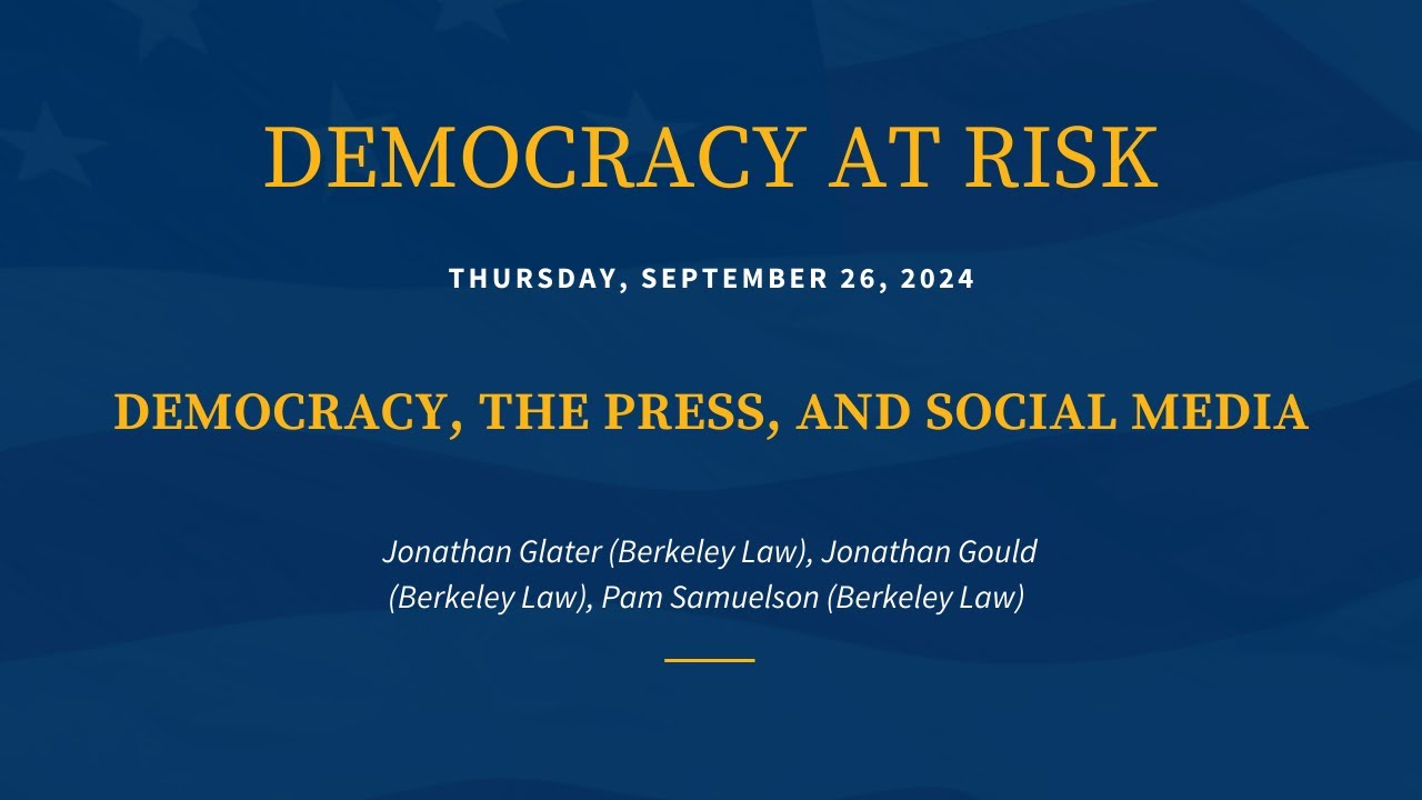 Democracy at Risk: Democracy, the Press, and Social Media