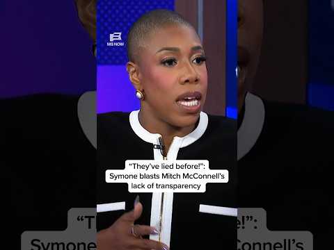 'They've lied before!': Symone blasts Mitch McConnell's lack of transparency