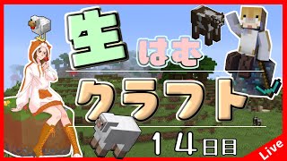 【Minecraft】生はむクラフト！１４日目～村の整備したいな。牧場区画作る！【1.18.2】