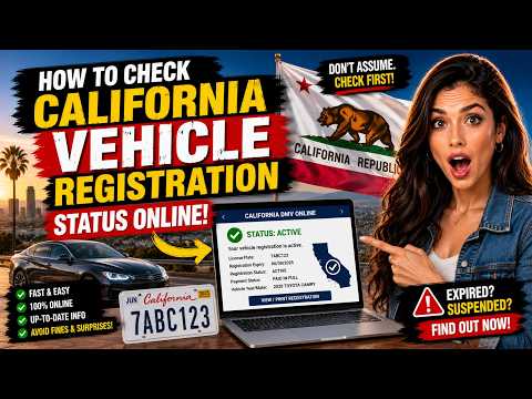 Check Ca Dmv Registration Status