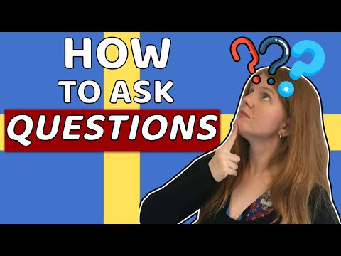 Swedish Question Words Top 10 - How to ask simple questions in Swedish - Learn Swedish in a Fun way!
