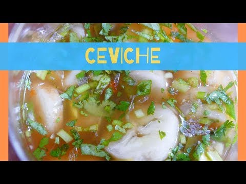 Ceviche de banano (green banana ceviche)