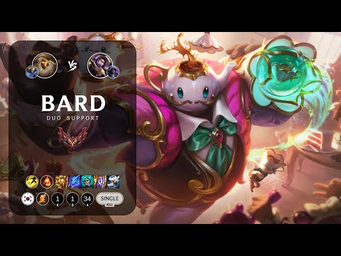 Bard Support vs Blitzcrank - KR Grandmaster Patch 13.16