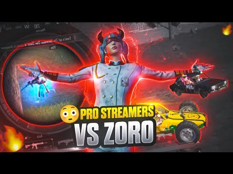 STREAMERS SHOCKED AFTER THIS CLUTCH 🤯| ZORO vs 7 STREAMERS 🔥 @LoLzZzGaming @ZoroisliveBGMI #bgmi