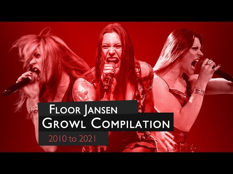 Floor Jansen | Growl Compilation | 2010 to 2021