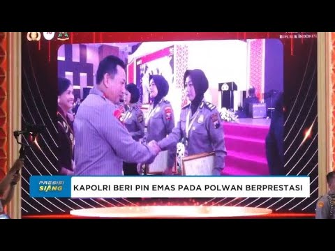 KAPOLRI BERIKAN PENGHARGAAN PADA POLWAN BERPRESTASI