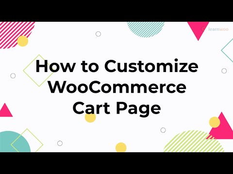 Part of a video titled How to Customize WooCommerce Cart Page - YouTube