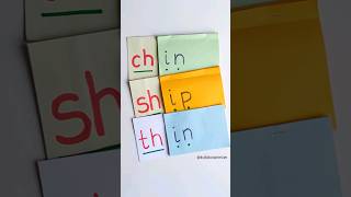 Phonics Digraphs Words Booklet DIY #phonics #phonicsteaching #learntoread #phonicstutorial #reading