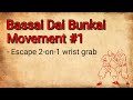 Bassai Dai Bunkai Application Movement 1 Escape 2 On 1 Wrist Grab