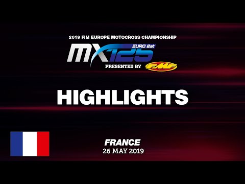 EMX125 Presented by FMF Racing Highlights Race1- Round of France 2019 #motocross