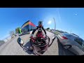 Ride 335 Insta 360 X4 Honda CBR650R 2025 Akrapovic Racing Line