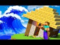 Tsunami Destroys MINECRAFT Village Teardown