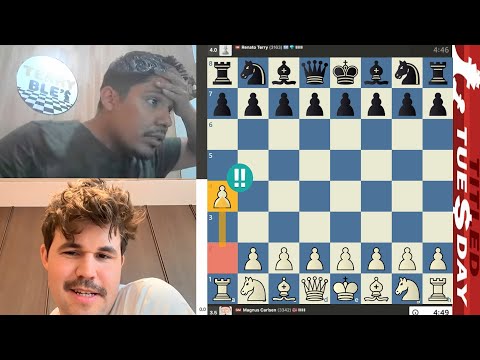 CRAZY TROLLING 1. a4!! GM Magnus Carlsen vs IM Renato Terry