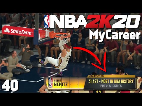 Breaking the Assists Record!!! :: NBA 2K20 MyCareer #40