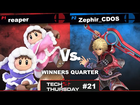 Tech Thursday #21 Winners Quarter-Final - reaper (Ice Climbers) Vs. Zephir_CDOS (Shulk) - SSBU