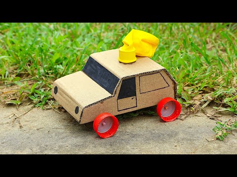 How to Make Amazing Balloon Powered Air Car - Diy Life Hacks