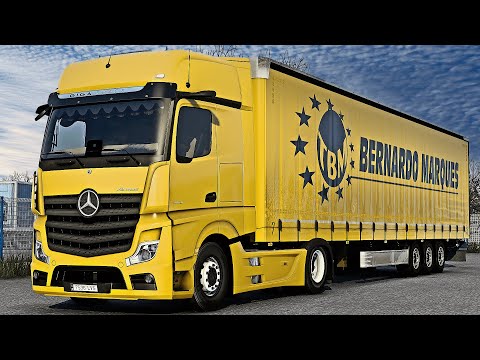 ETS2 1.46 | Promods | Mercedes Actros MP5 | Ostrów Mazowiecka 🇵🇱 - Lublin 🇵🇱
