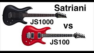 Video thumbnail for Joe Satriani - Ibanez JS1000 (Japan) vs JS100 (Korea) by Joe Gabaldon