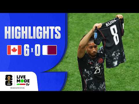 Canadá 6-0 Catar (WC 2026)
