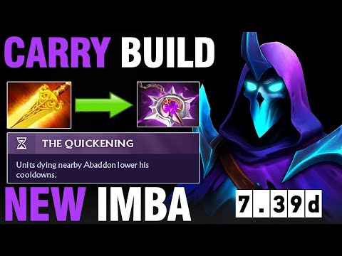 Abaddon NEW IMBA Carry Build – Easy Lane Domination in Patch 7.39d