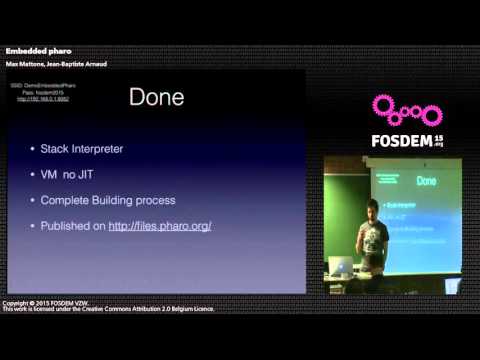 FOSDEM 2015 - Developer Room - Smalltalk - Embeddedphar