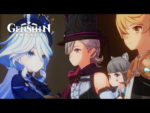 Lyney's Murder Trial Full Clip HD Clean Edit | Fontaine Archon Quest Versus Furina | Genshin Impact