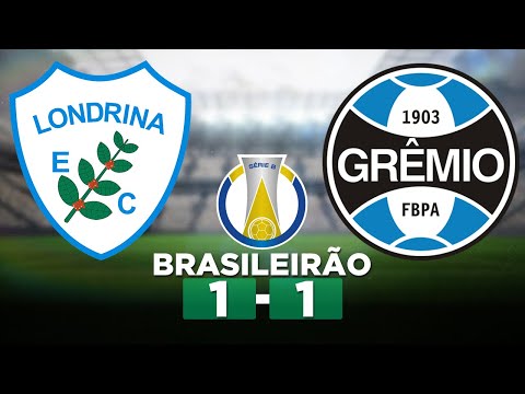 LONDRINA 1 x 1 GRÊMIO Campeonato Brasileiro Série B 2022 34ª Rodada | Narração