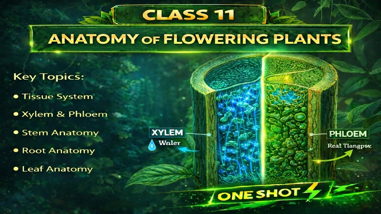 CBSE Class 11 || Biology || Anatomy of Flowering Plants || Animation || in English