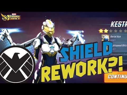 First Official Look at Kestrel! SHIELD Rework Coming?! - Marvel Strike Force