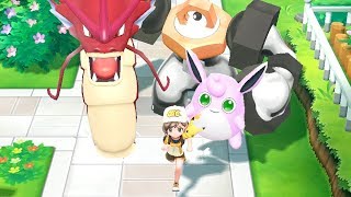 All SHINY Pokemon Walking Animations in Pokémon Let&#39;s Go Pikachu &amp; Eevee