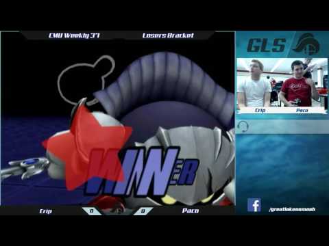 CMU Weekly 37 - Crip (Meta Knight) vs. Paco (Game and Watch)
