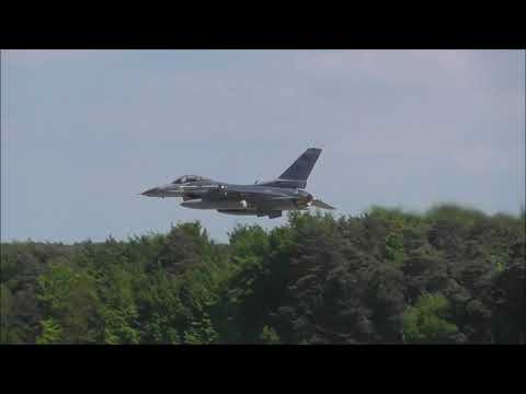 RAF Lakenheath Low Approach  F-16 15-05-19