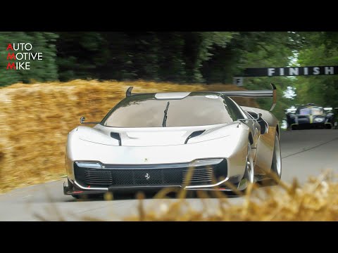 One-Off Ferrari KC23 RAW SOUNDS at Goodwood FOS