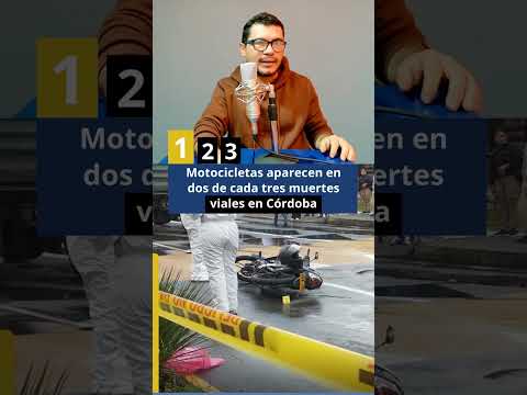Córdoba registra 174 fallecidos en accidentes de tránsito durante 2026