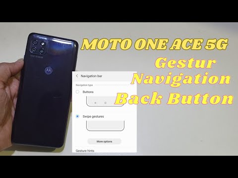 Moto One Ace 5G Gesture Navigation | Back Button Setting
