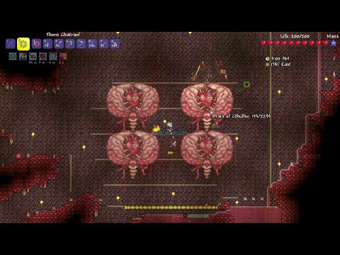 Terraria 1.3 with lorgon111 - E10: Brain(s) of Cthulhu