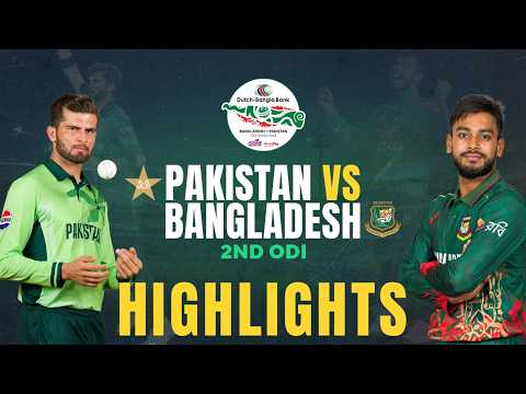 FULL MATCH HIGHLIGHTS | Bangladesh vs Pakistan | 2nd ODI | Pakistan Tour of Bangladesh | myco