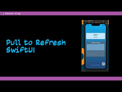 How to implement pull to refresh on a SwiftUI view thumbnail