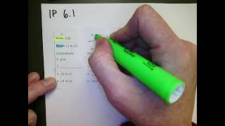 IP 6.1 # 5 Completing a Proof