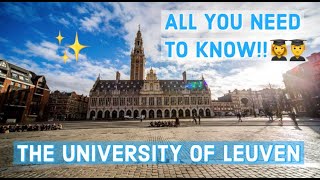 STUDYING (ABROAD) AT UNIVERSITY IN BELGIUM// KU LEUVEN// APPLICATION, CLASSES, COST OF LIFE & MORE!!