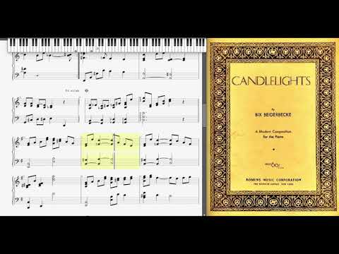 Candlelights by Bix Beiderbecke (1930, Jazz piano)