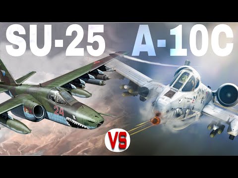 A-10C WARTHOG vs SU-25 FROGFOOT - ¿CON CUÁL TE QUEDAS?